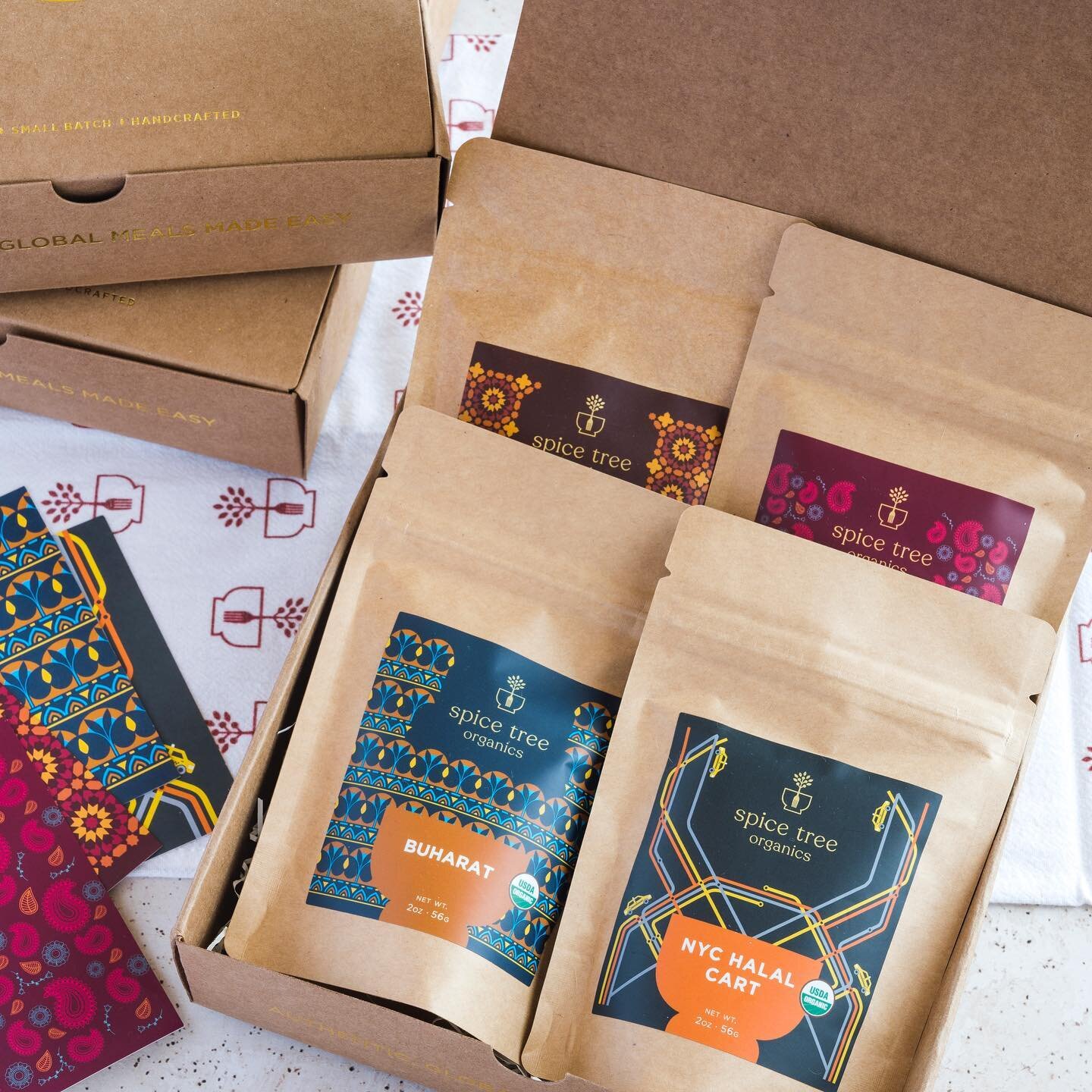 Our gift boxes make the perfect surprise for a loved one.. and with Eid around the corner, you&rsquo;ll want to get one fast! One box holds your choice of four blends, or six 1 oz samplers. They&rsquo;re branded in gold foiling with our logo and come