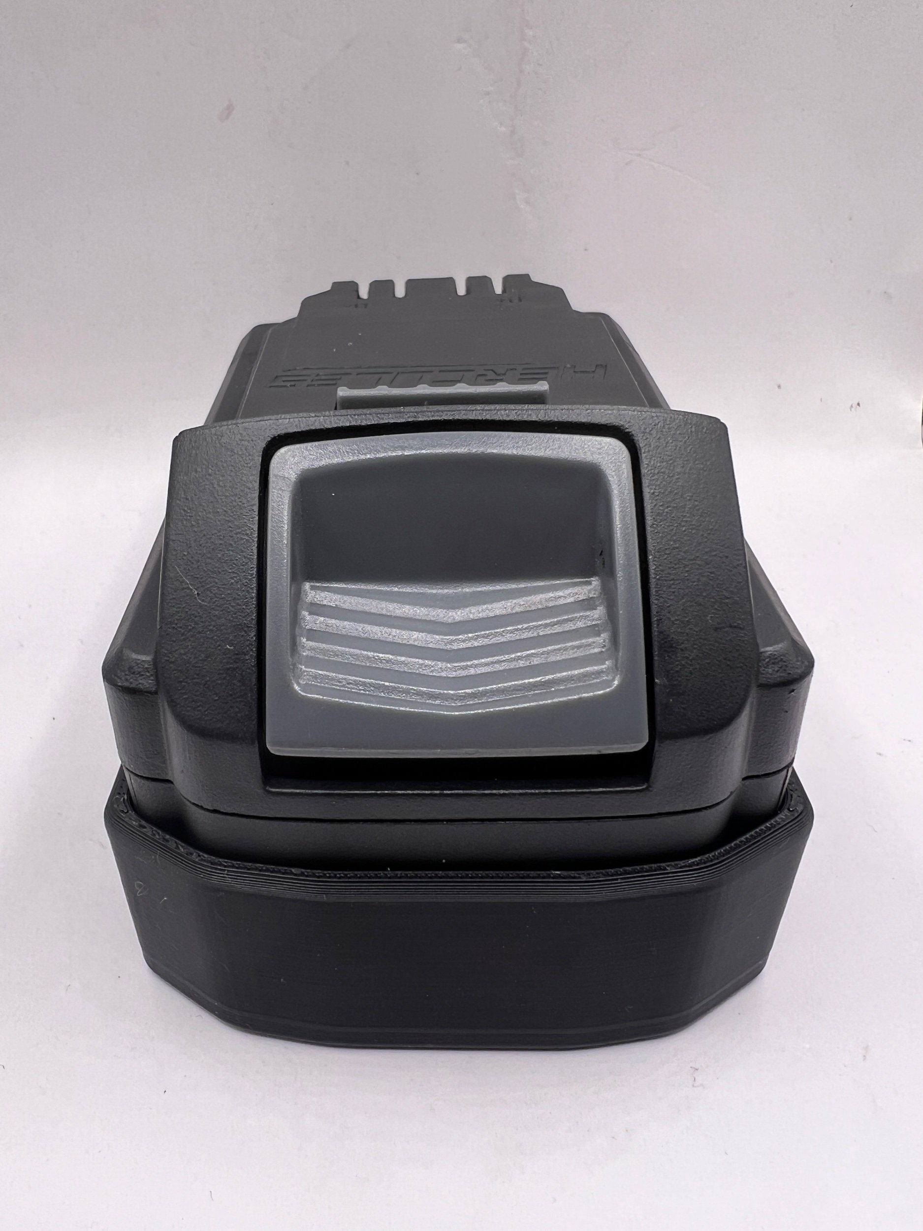 Front view of Hercules 20V 5Ah Magnetic Battery Cover by STS Auto Design
