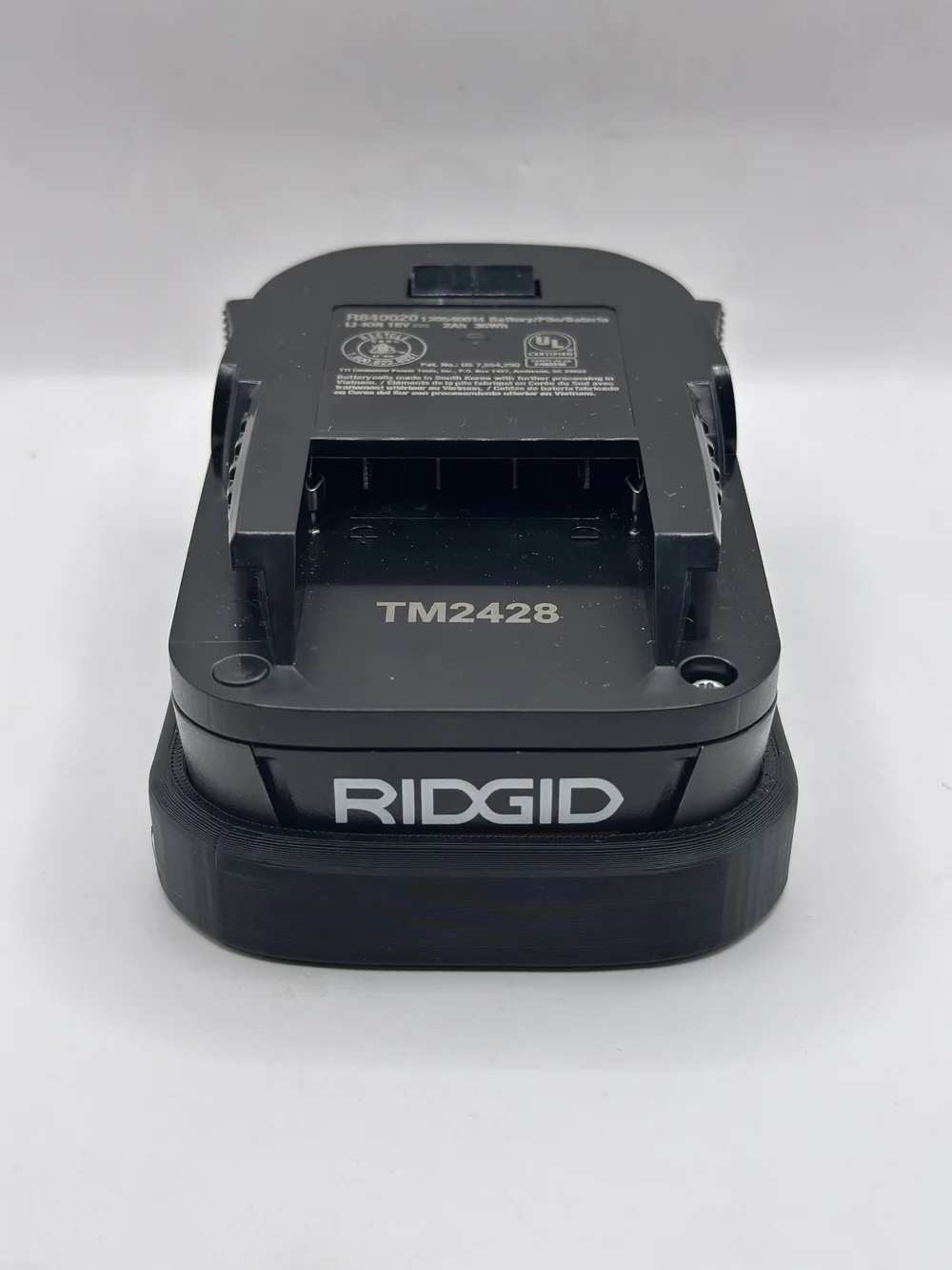 STS Auto Design RG1820 - Ridgid Magnetic Battery Cover — STS Auto