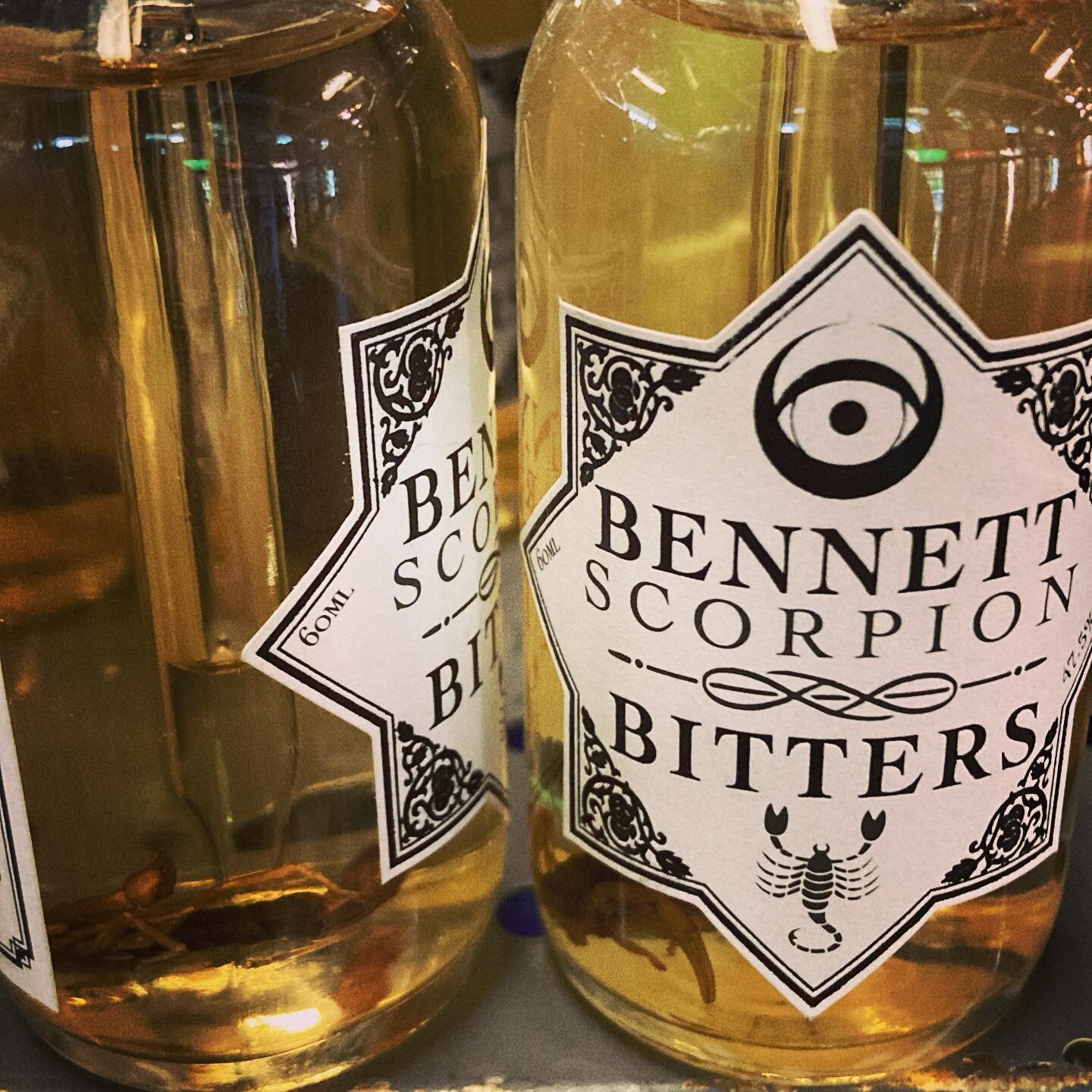 Bennett Scorpion Bitters comes with a friendly scorpion in every bottle!