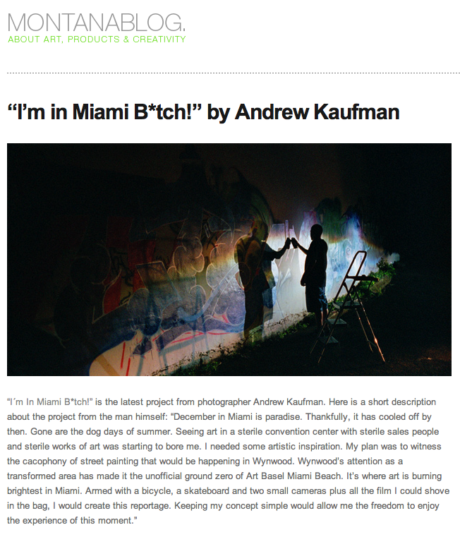 I’M IN MIAMI BITCH! on the Montana blog.