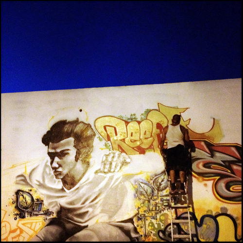 ERAZE doing his thing.