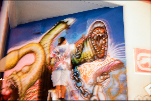 JAM 104 at work in Wynwood.