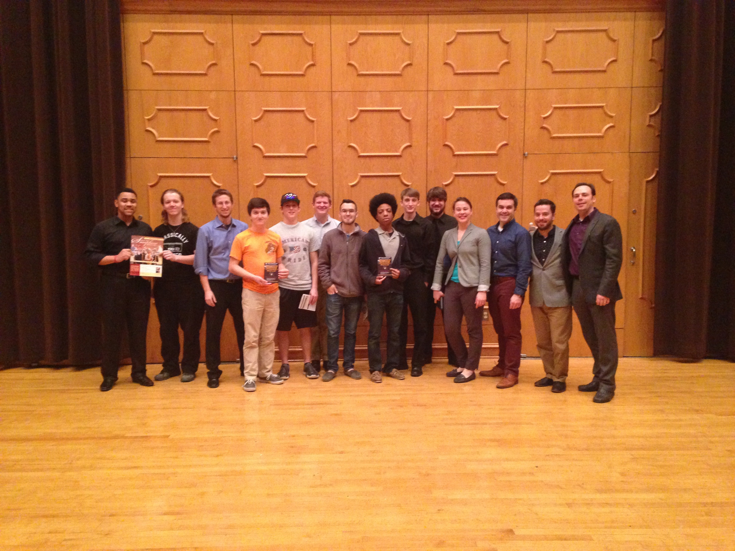 h2 Quartet with the NSU Saxophone Studio