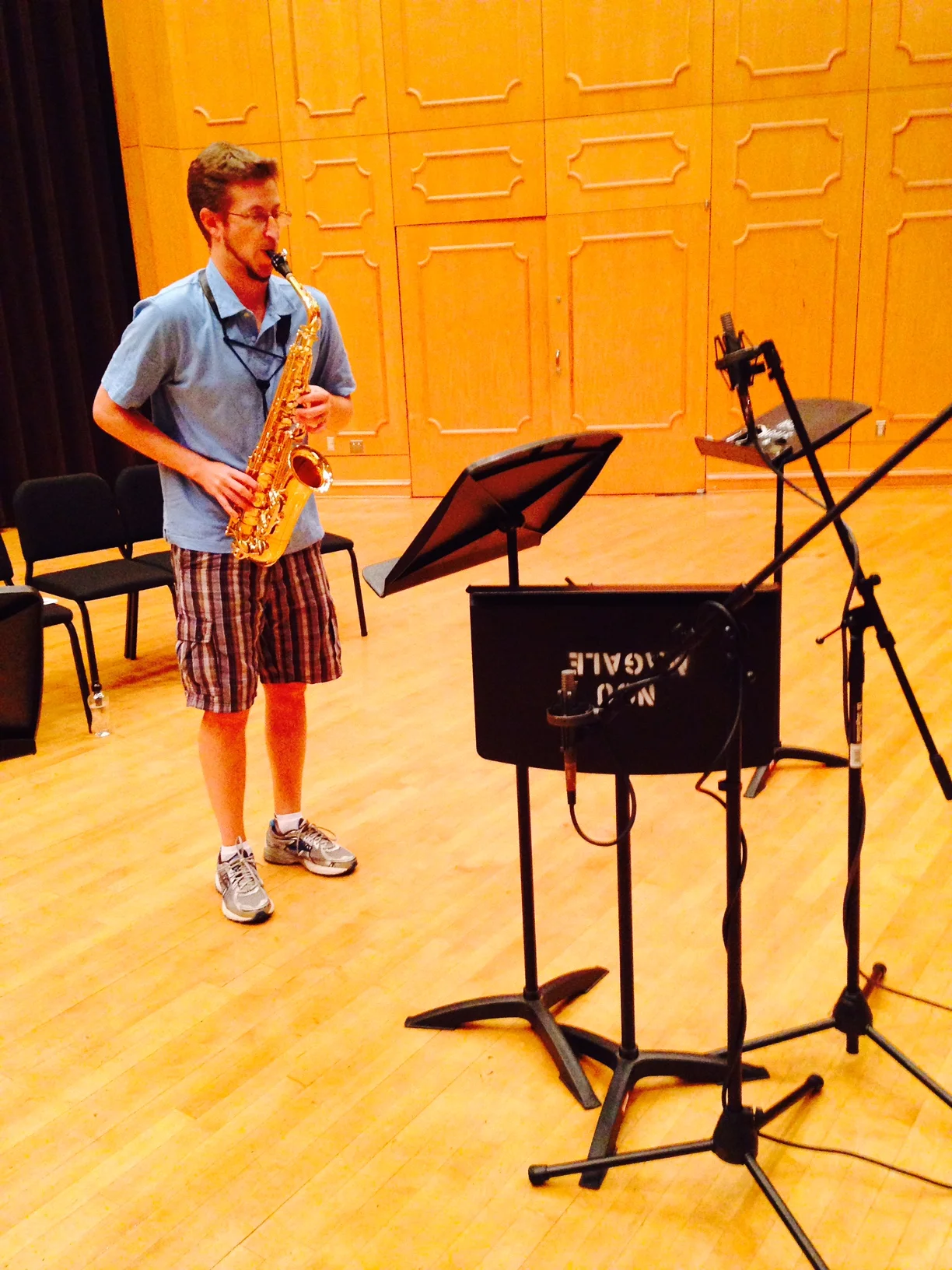 Three Reeds Duo Recording Session
