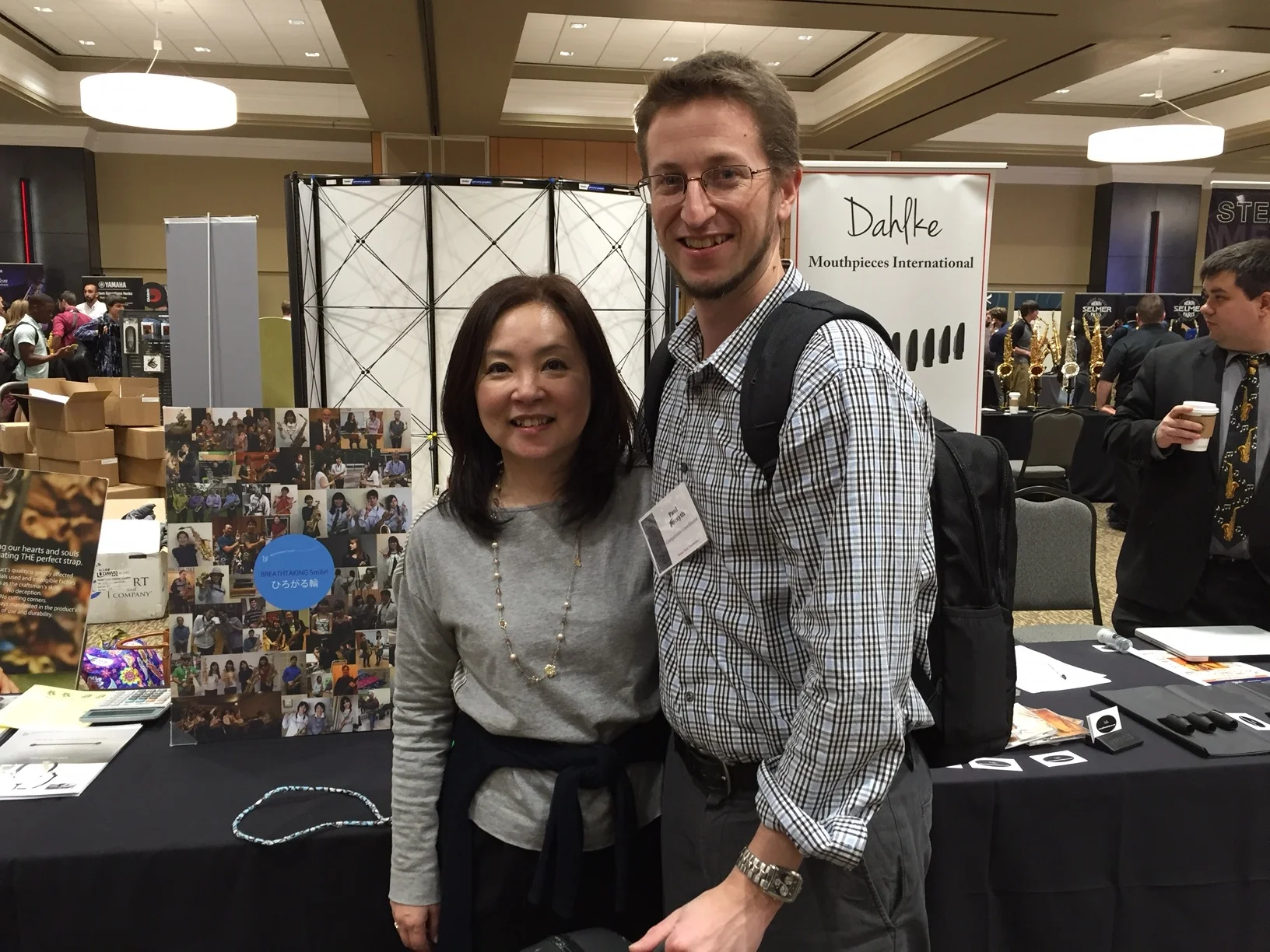  At the Breathtaking booth at the 2016 NASA Conference 