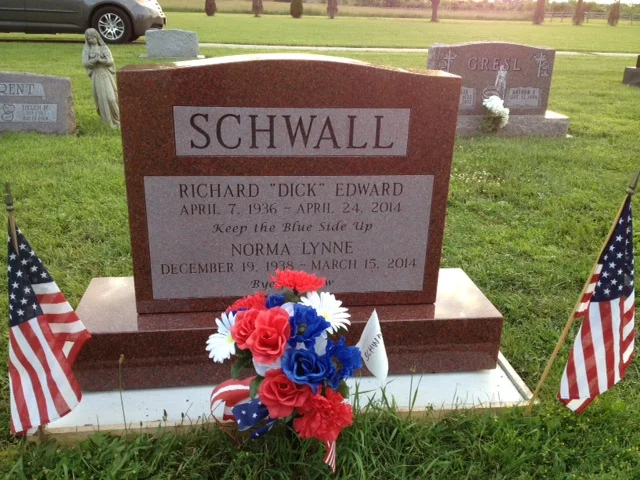 Schwall 2 small monument East Troy WI.JPG