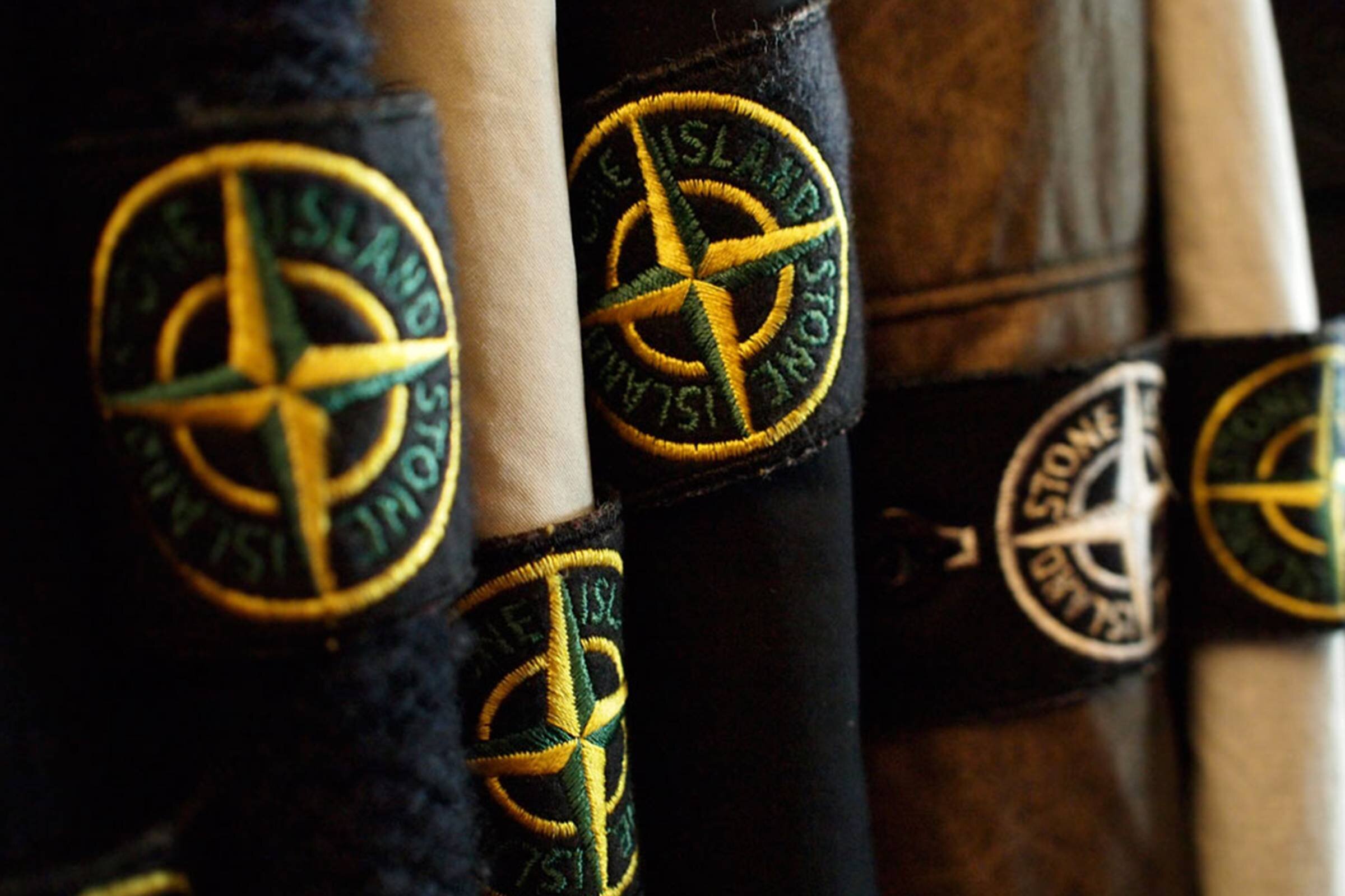 stone island moncler logo