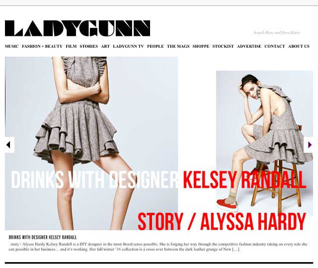 ladygunn magazine designer interview story alyssa hardy 70's style retro daywear sportswear seventies hipster cool stylist made-to-measure womenswear bridal custom bespoke handcrafted sustainable ethical local production manufacturing made in new york city nyc brooklyn bushwick emerging designer ones to watch new talent rising star best of american fashion young designer