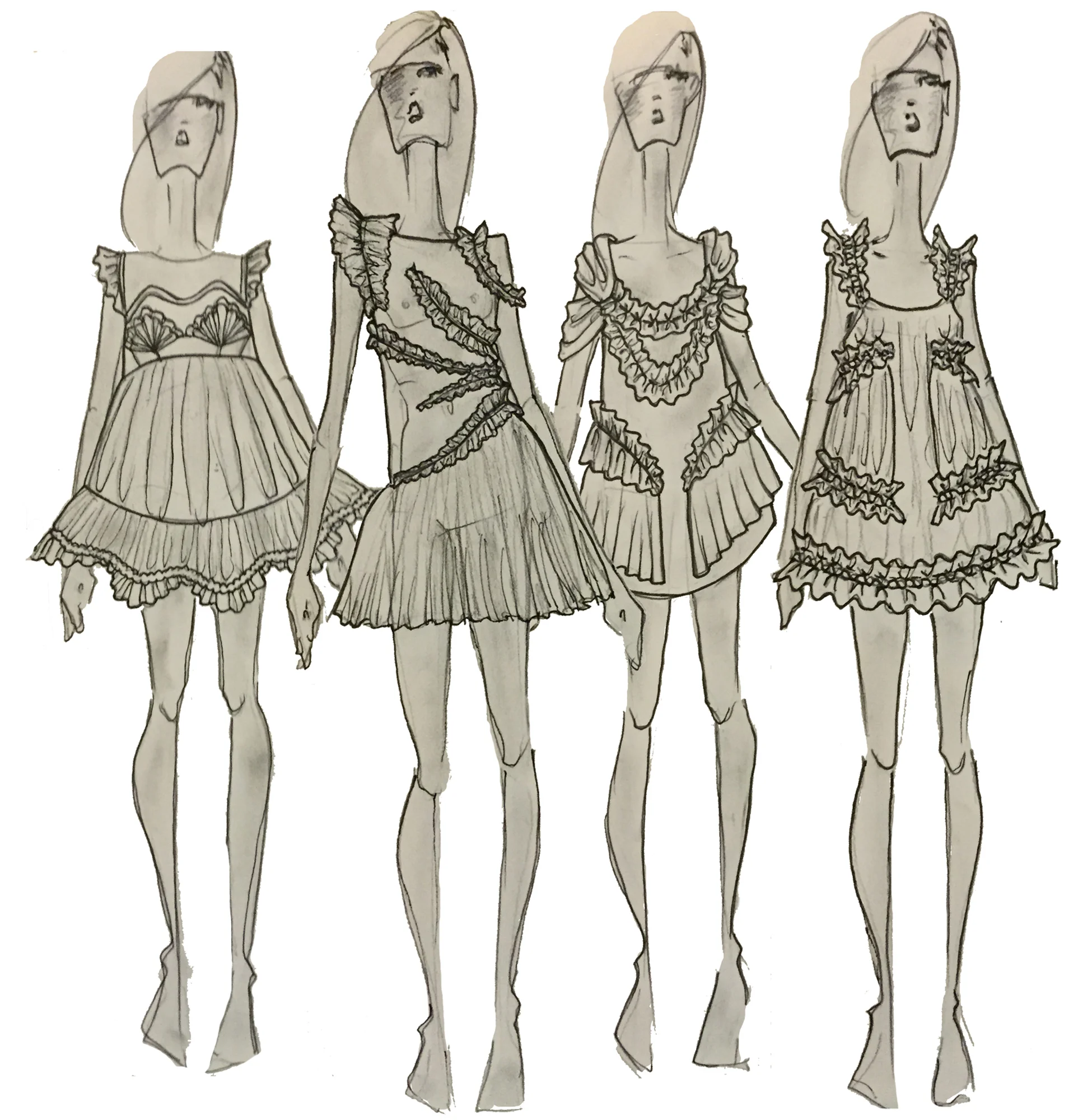 sketches from Spring / Summer 2016 sketchbook
