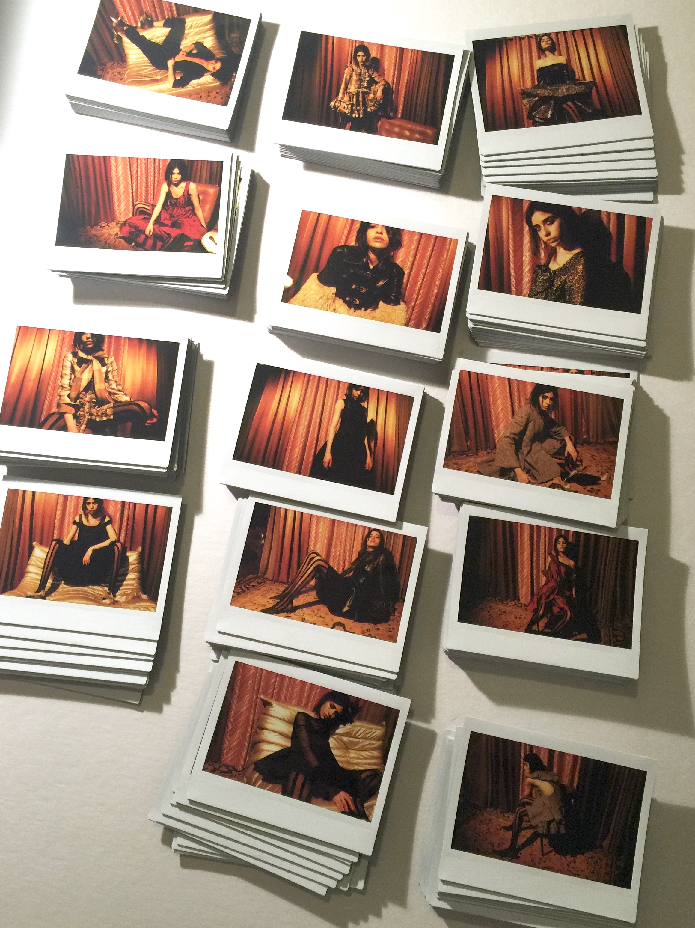 fuji film instax originals from campaign photoshoot January 2016 by Lloyd Stevie for Kelsey Randall 
