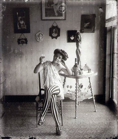 E. J. Bellocq portrait of New Orleans prostitute circa 1912