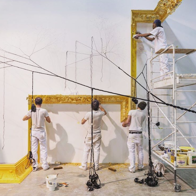 installation of Mathias Kiss at the Palais de Tokyo