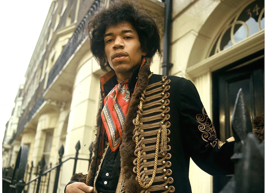 Jimi Hendrix 1967 Mayfair, London