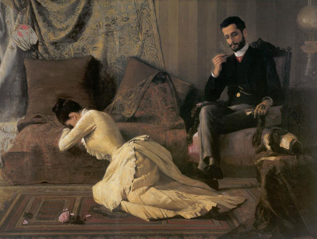 'Arrufos' by Belmiro de Almeida, 1887