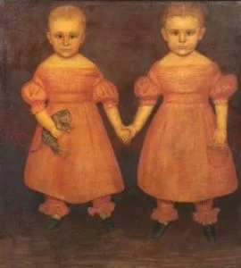 Joseph Goodhue Chandler, Portrait of the Dibble Twins, 1839