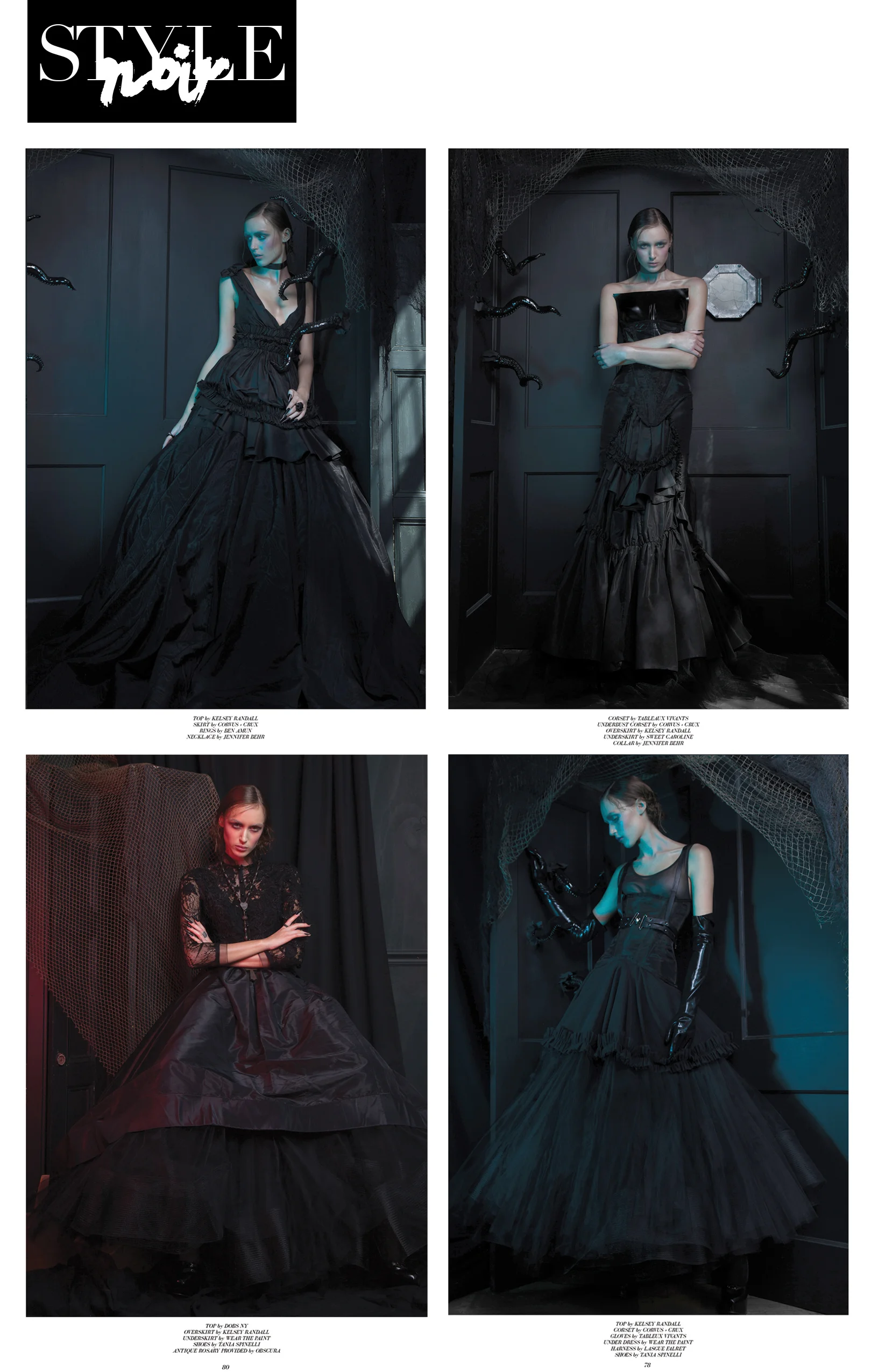 made-to-measure womenswear bridal custom bespoke handcrafted sustainable ethical local production manufacturing made in new york city nyc brooklyn bushwick emerging designer ones to watch new talent rising star best of american fashion young designer fashion noir dark magic gothic beauty bridal inspo goth gothic romantic tulle princess queen fantasy midnight halloween enchanted cast a spell witch spooky haunted tulle taffeta black silk horsehair mesh crinoline peplum ruffles cut outs mesh gloves opera dramatic game of thrones renaissance fair tim burton photography taylor horne studio model stasha yatchuk stylist michael andrews hair isaac davidson wigbar makeup laramie makeup virginia woolf lovecraft