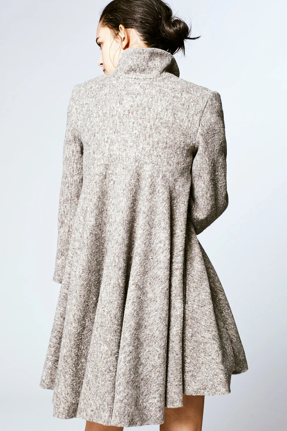 wool swing coat
