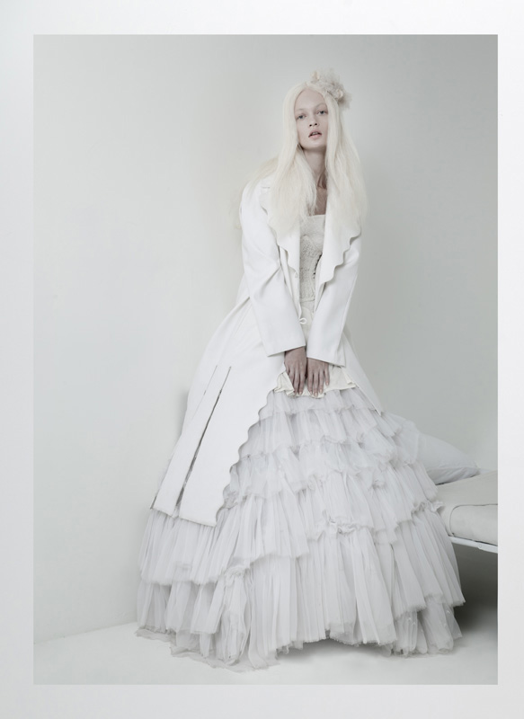 Copy of lucy's magazine kelsey randall white dress bridal sheer ruffled tulle