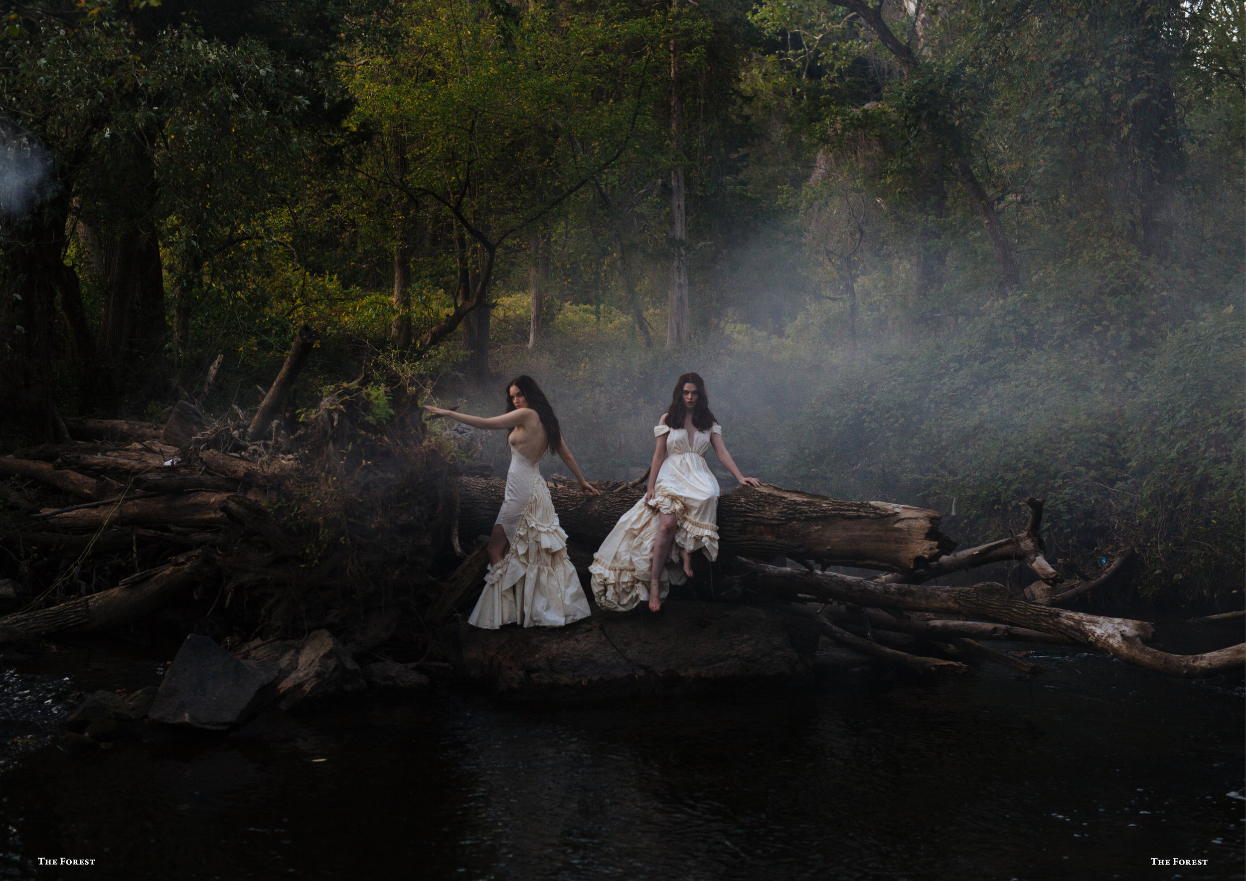 kelsey randall spencer ostrander smoke on the water bespoke muslin collection bridal the forest magazine lucia roberts charlie howard