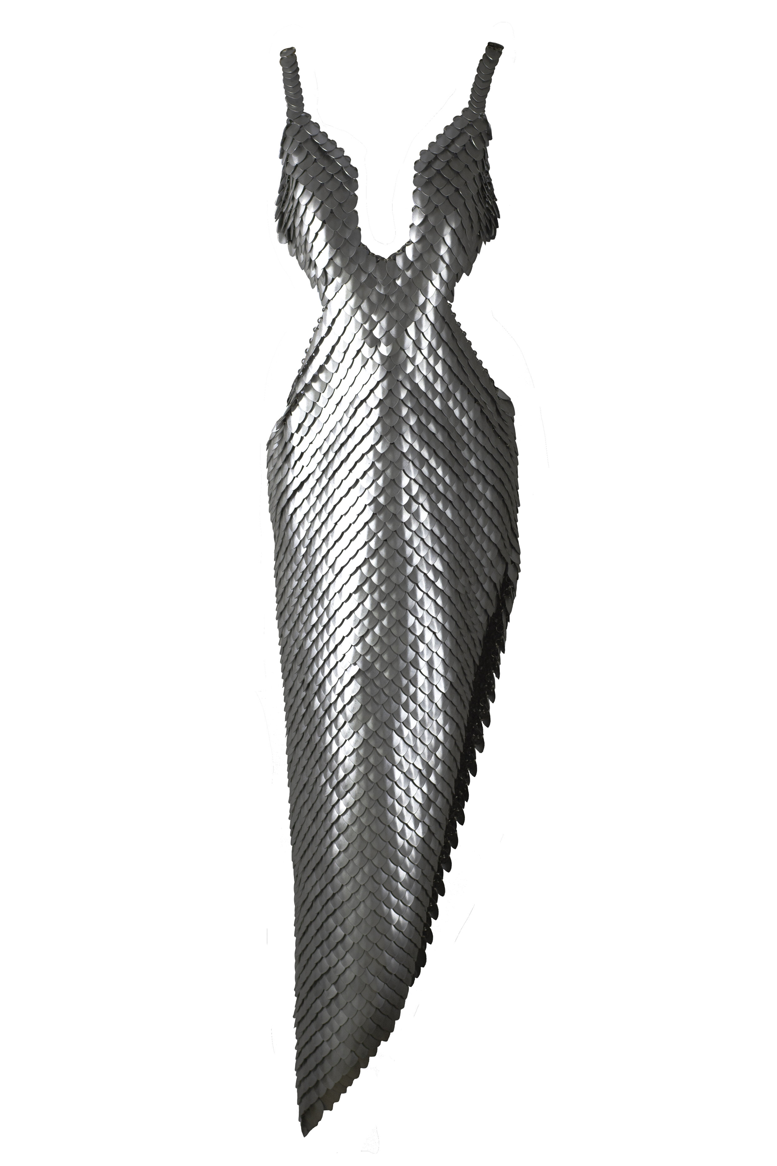 chainmail silver dress