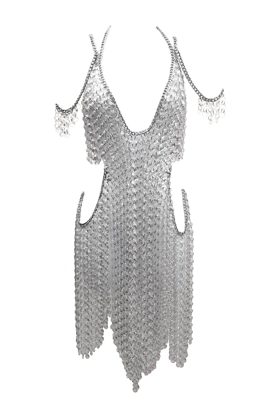 KELSEY RANDALL - shop all collections - MADE TO ORDER - JUNE crystal chainmail dress KELSEY RANDALL - shop all collections - MADE TO ORDER - JUNE crystal chainmail dress