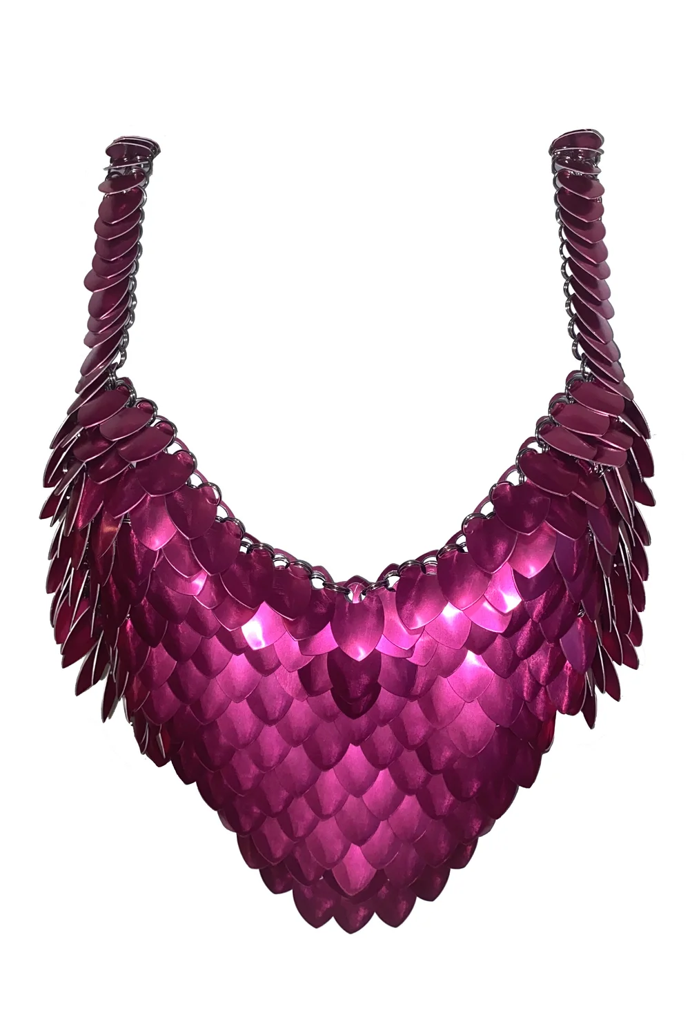 hot pink chainmail dress Backless Chainmail Dress OhYes Fashion
