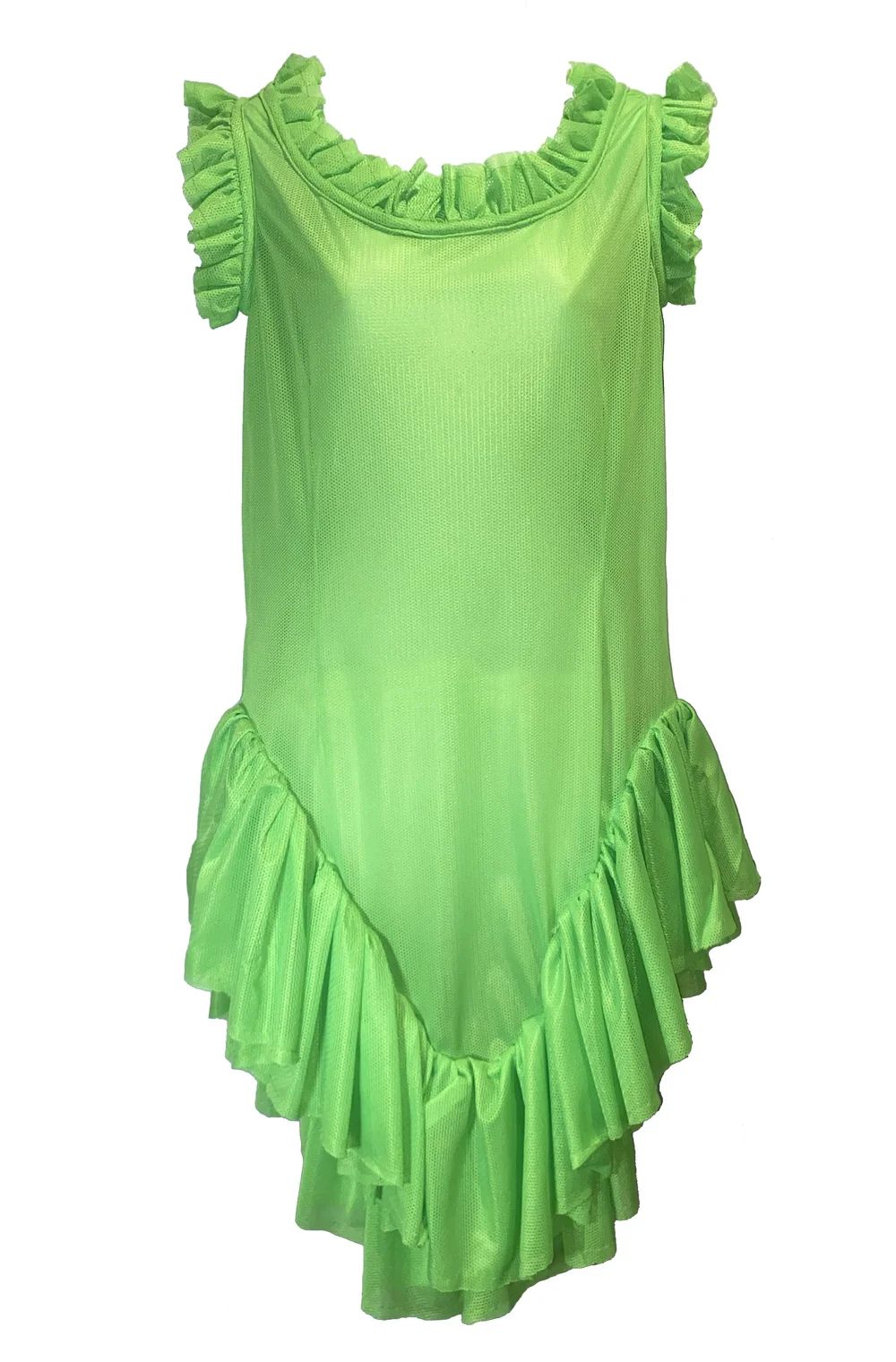 slim fit dress slacks Slime Stripe Skater Dress [ Green ] | XS-5XL main image 1