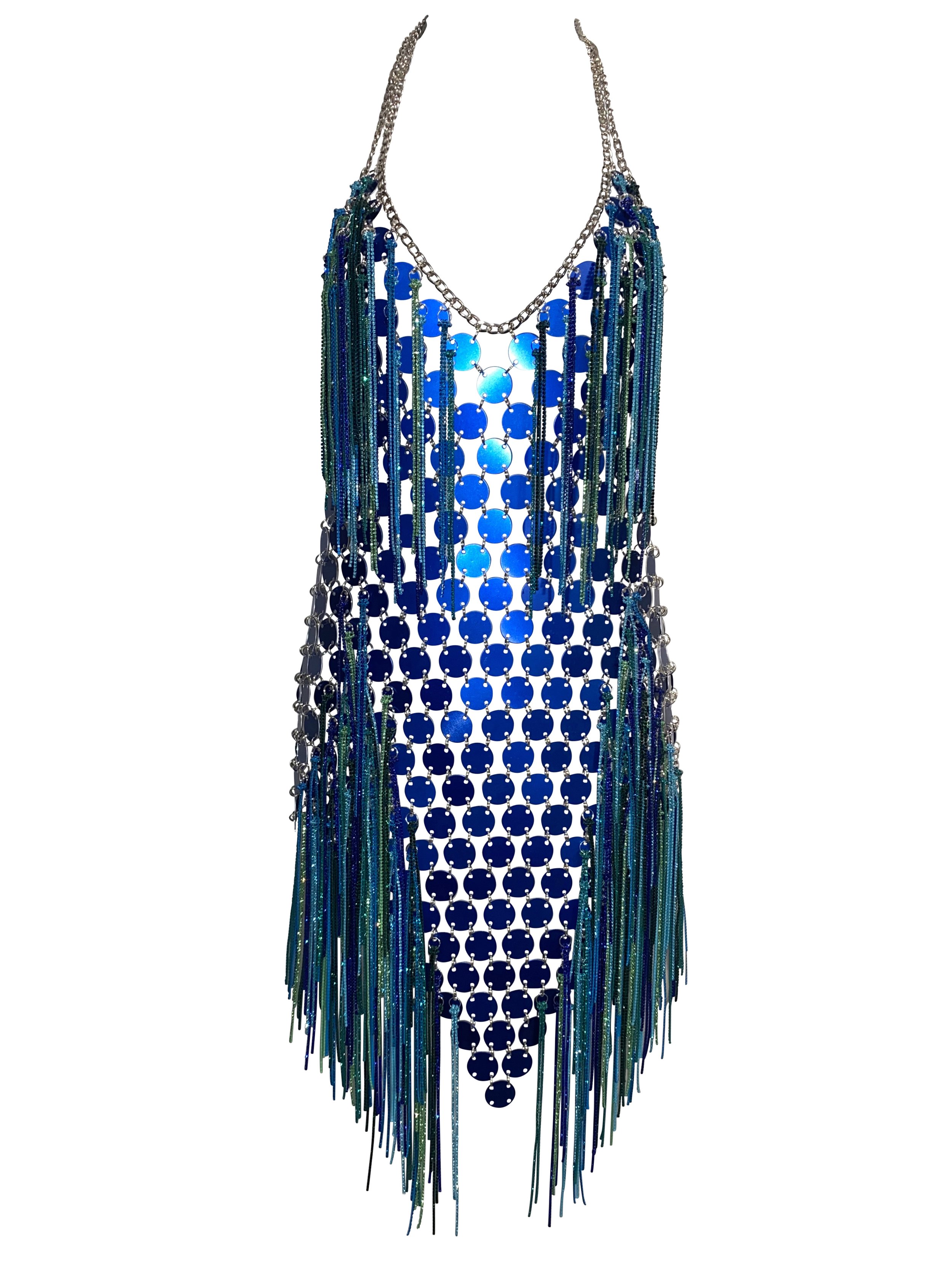SANA blue rhinestone fringe dress.jpg