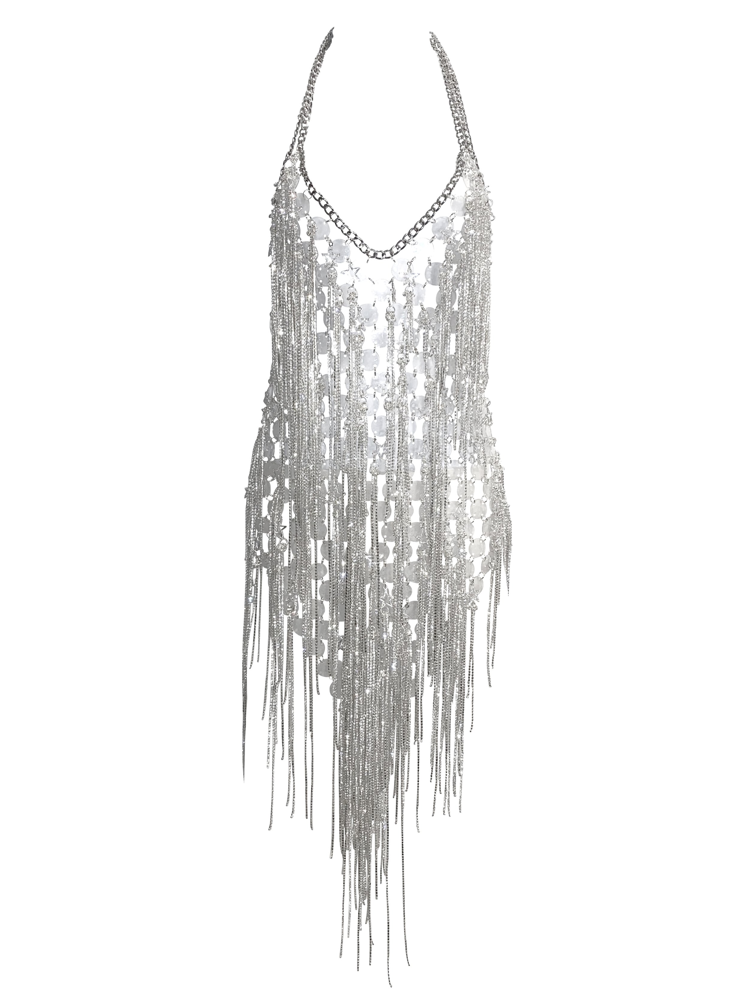 CHER crystal star fringe plexi chainmail dress.jpg