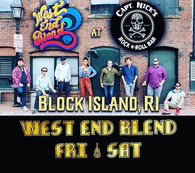 2 nights on Block Island starts TONIGHT at @captainnicksbi! Two sets each night starting at 9:30pm 🌊🌊🌊🌊🌊🌊