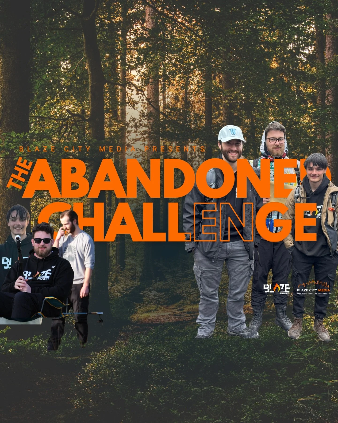 CHECK OUT OUR YOUTUBE CHANNEL AT 7pm for the premiere of Part One of THE ABANDONED CHALLENGE - Link in bio