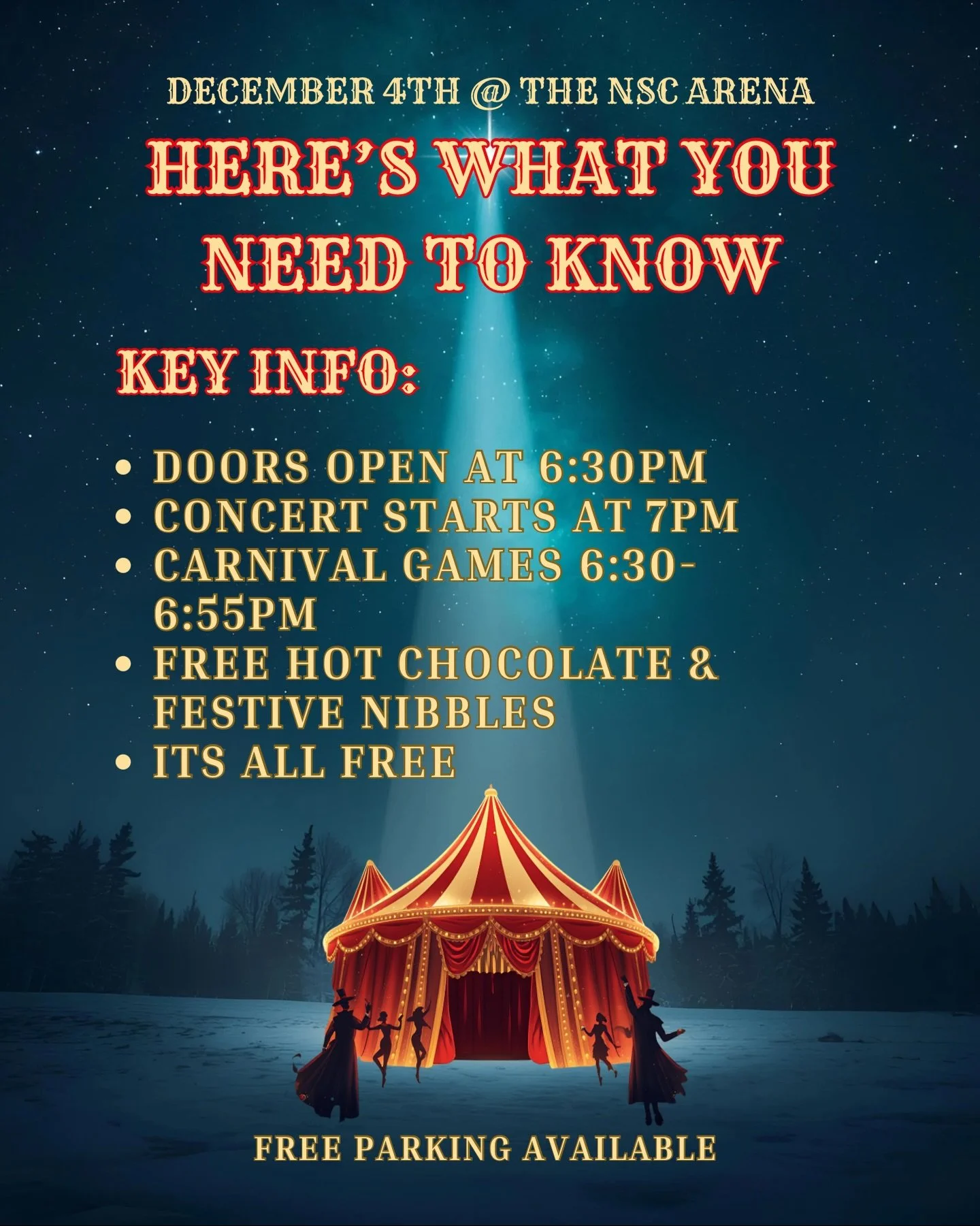 Here&rsquo;s all you need to know about tomorrow. Don&rsquo;t forget about the Christmas Costume Competition!!!