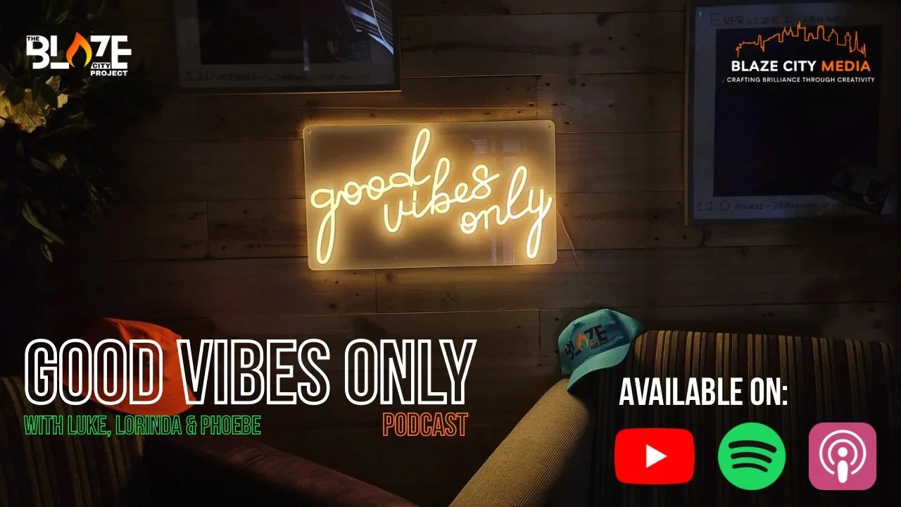 THIS MONDAY!!! The first episode of Good Vibes Only with Luke, Lorinda &amp; Phoebe.  It&rsquo;s something you don&rsquo;t want to miss! Available on: YouTube, Spotify &amp; Apple Podcasts - check out the link in our bio on Monday.