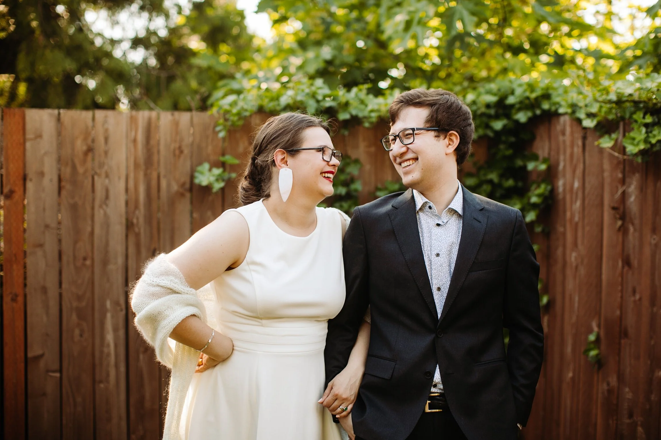 Backyard Zoom Wedding