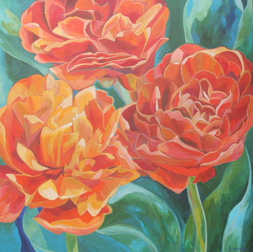 The Moment Brings Everything (Double Late Tulips)