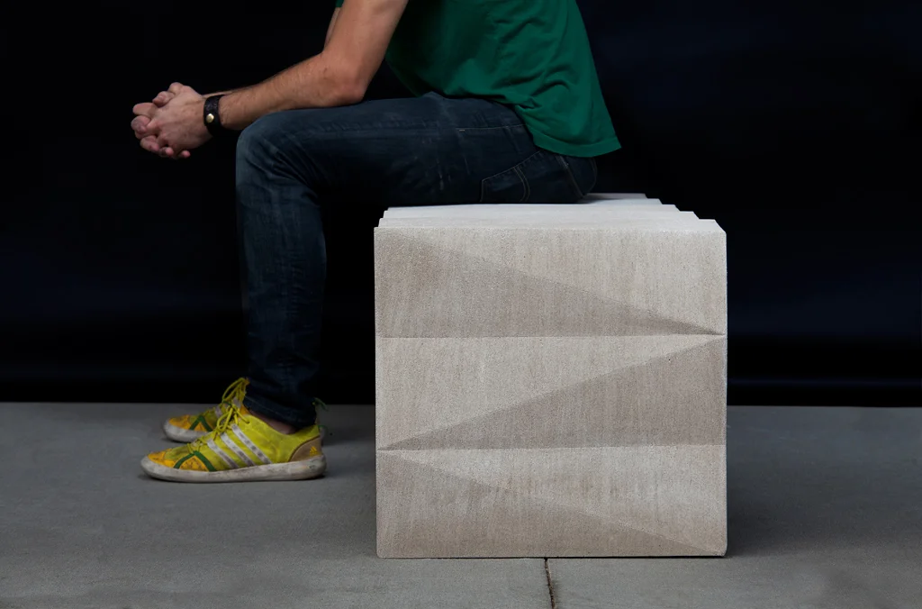 Limestone Tonal Bench, Furniture Design