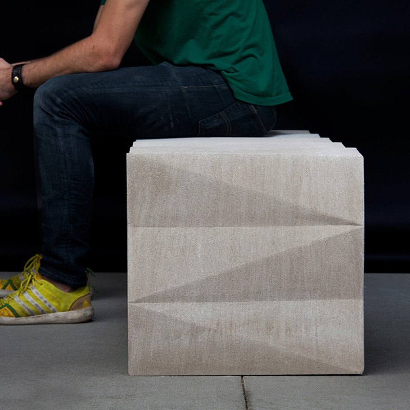 Limestone Tonal Bench, Furniture Design