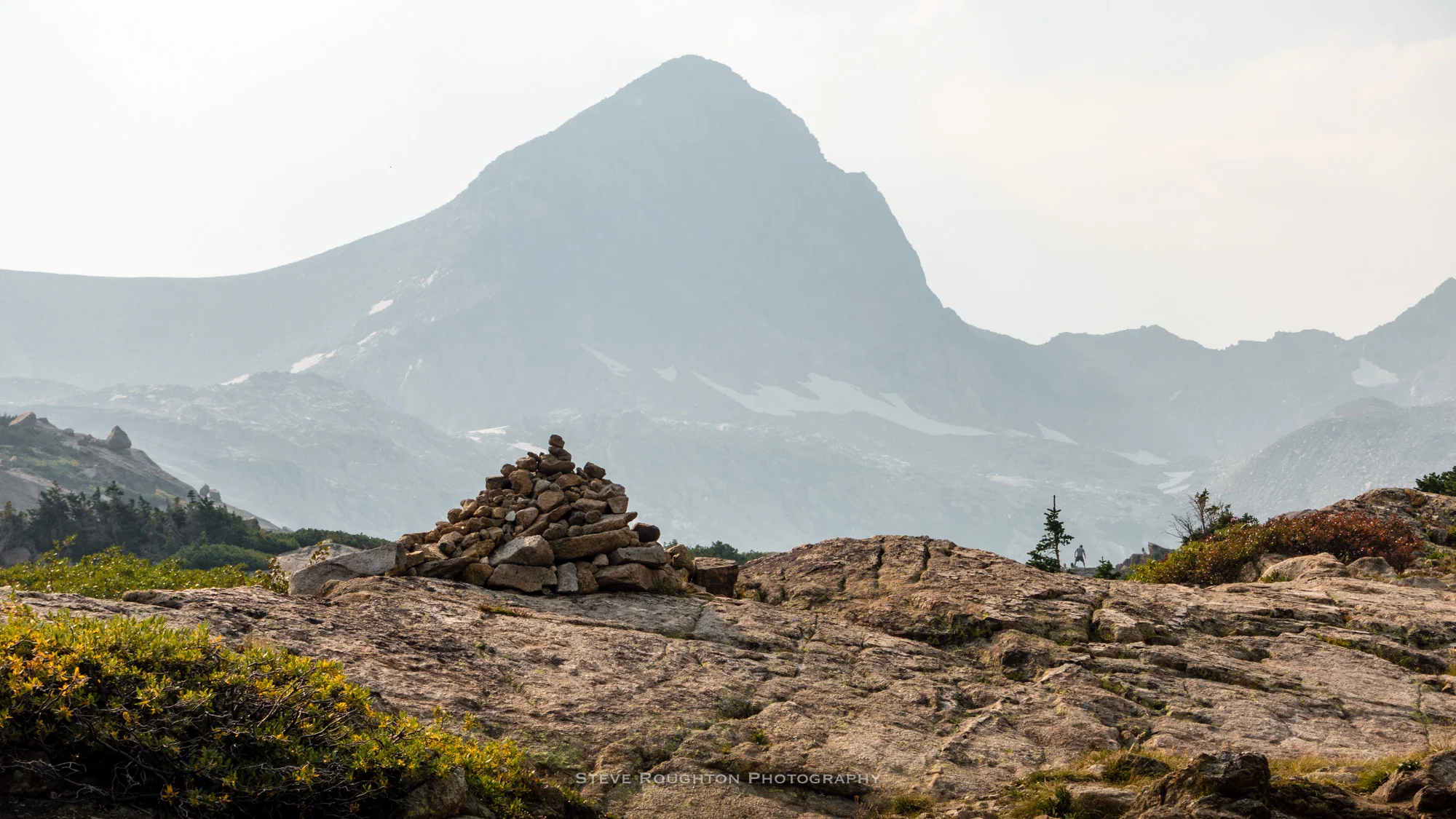 Hazy Day at Blue Lake