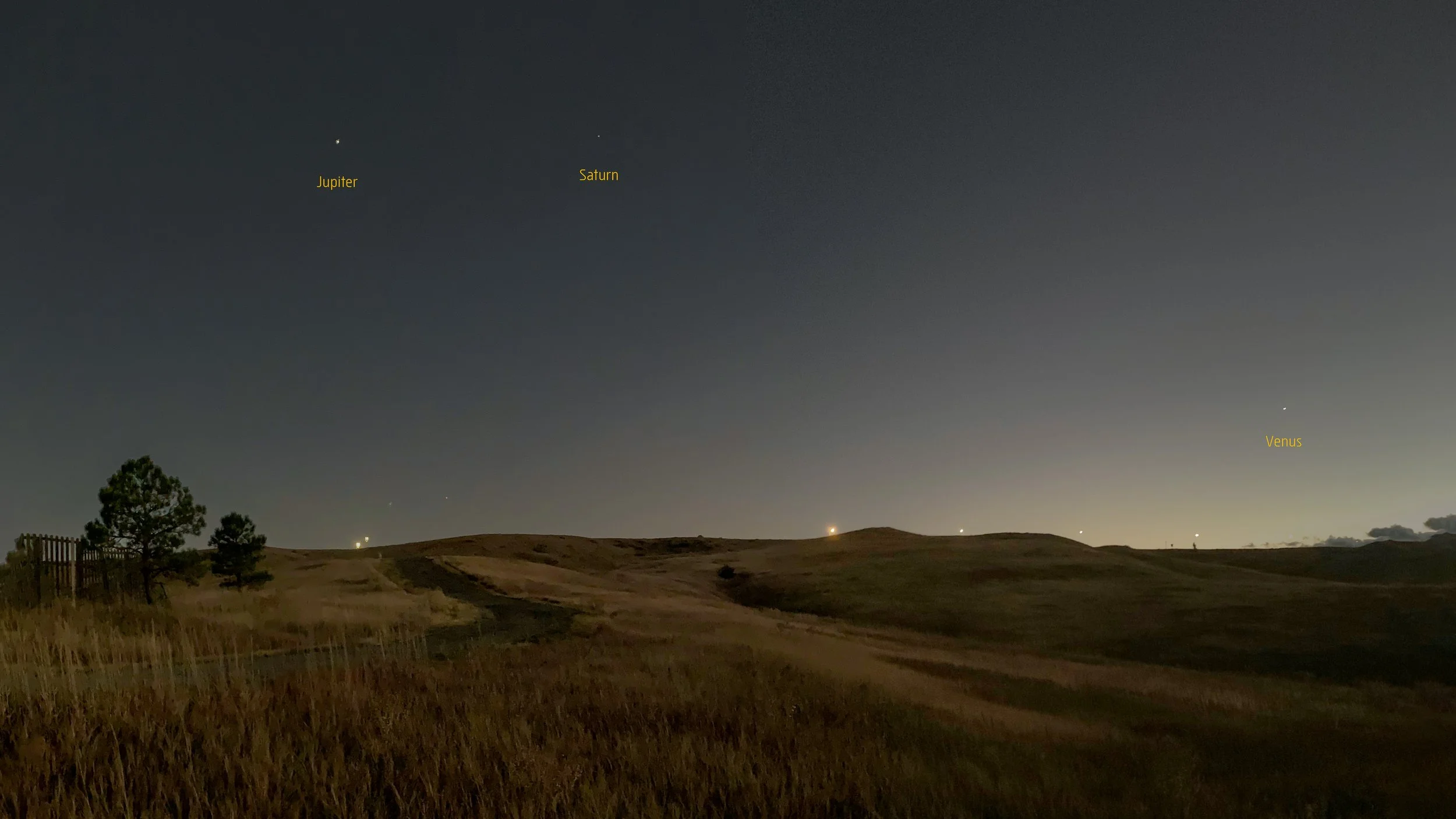 Venus to Jupiter