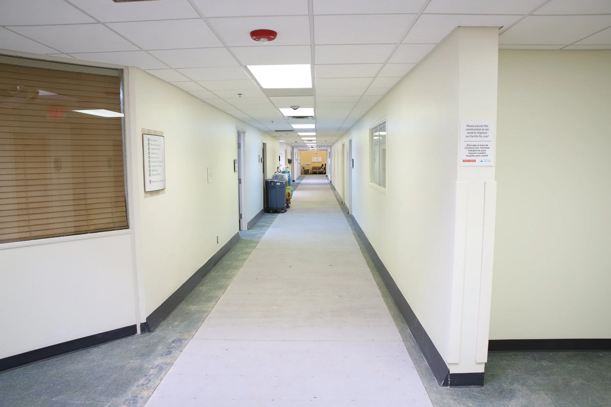 Hallway/Boardwalk Construction at  Nor-Lea Main Campus
