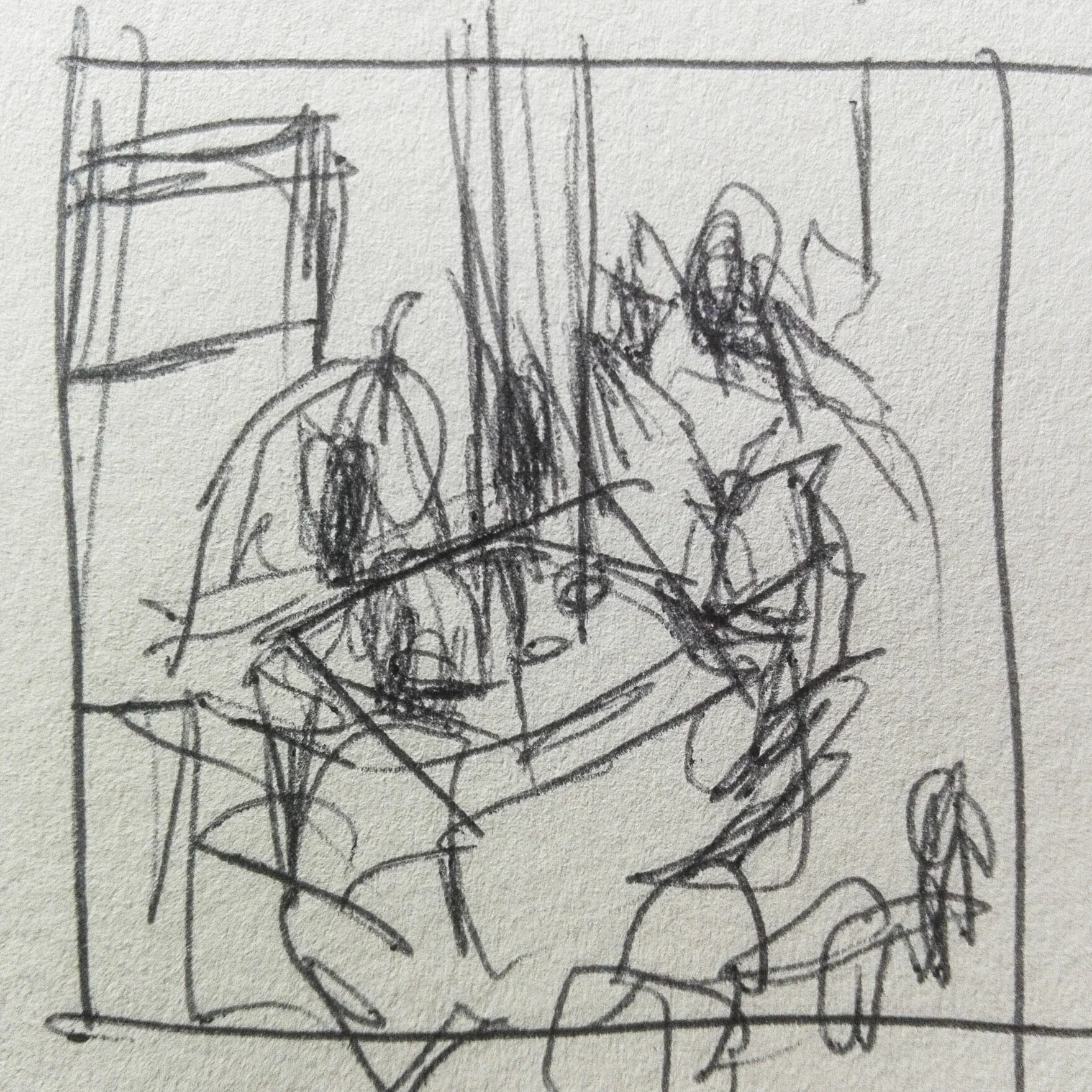 First sketch of the image