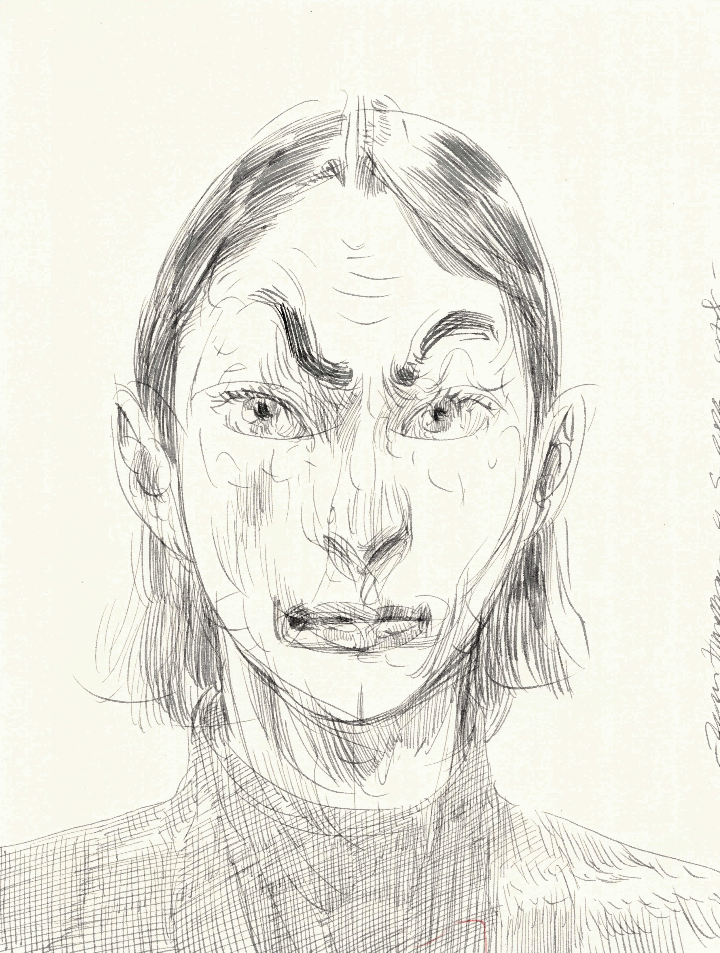 DIBUJO ORIGINAL, S/T. Tinta china sobre papel archivable, 28x21 cm, 2026