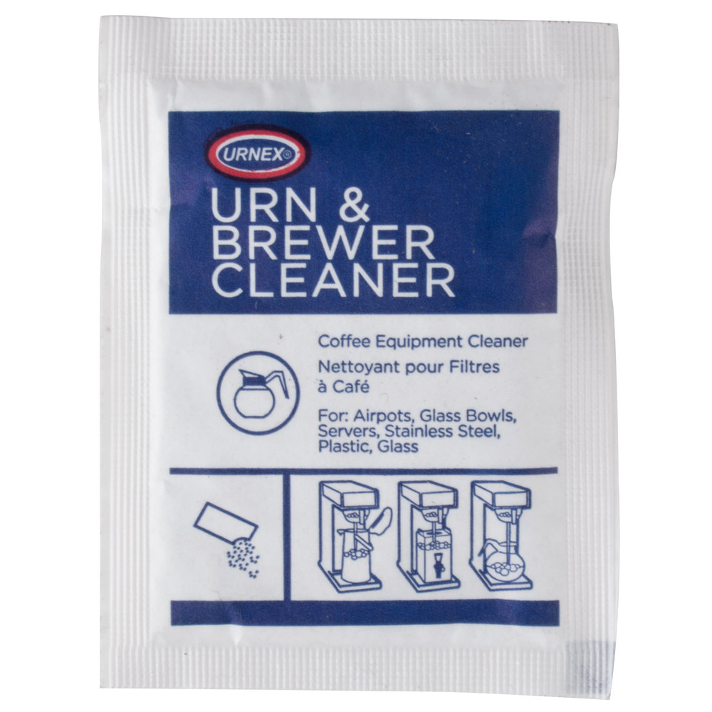 Urn coffee equipment cleaner packet