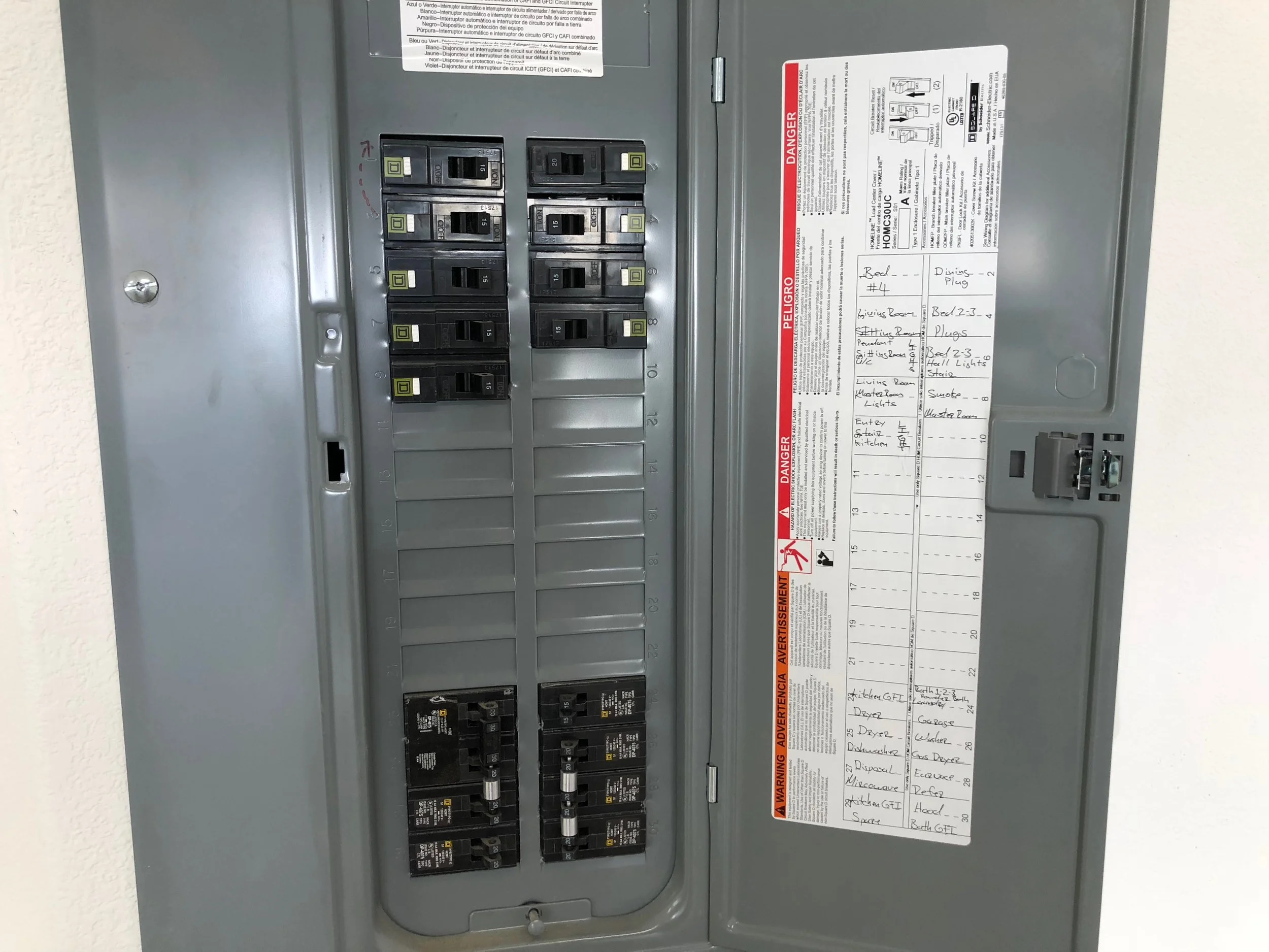 7 - Electrical Sub Panel Pictures