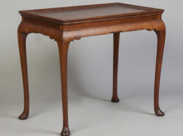 New England Queen Anne Tray Top Tea Table sold by Cottone Auctions for $313,650 on 2/21/2015