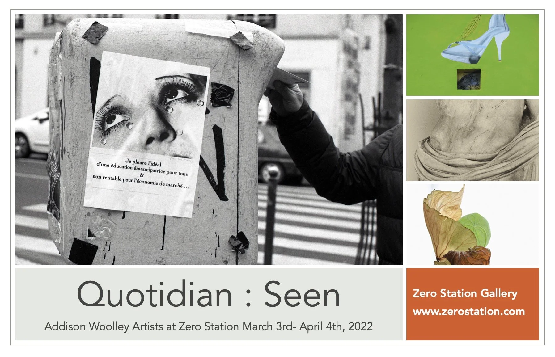 QUOTIDIAN : SEEN OPENS THURSDAY MARCH 3RD 5-7PM