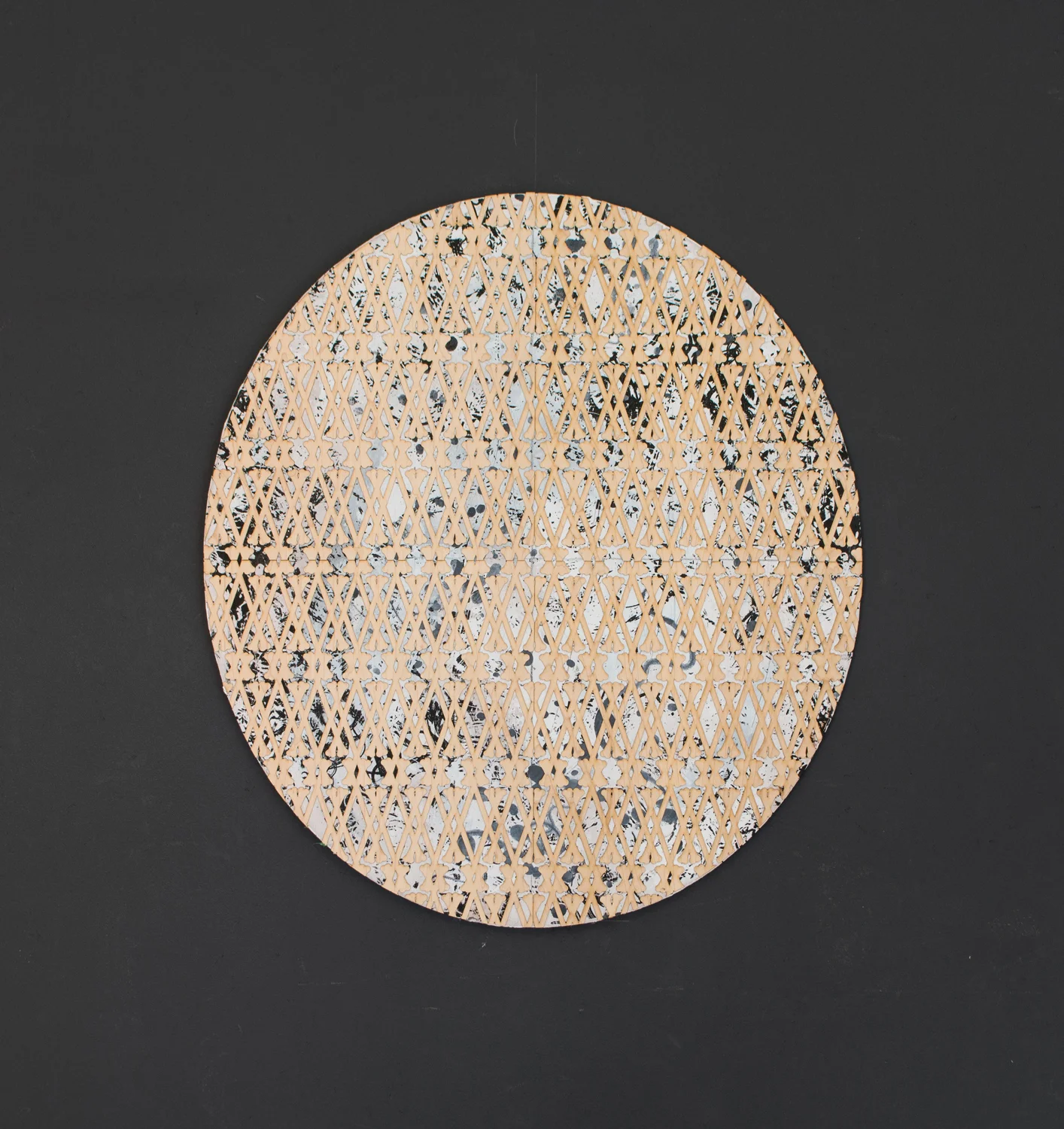Oval. Light Bone Grid, 2013