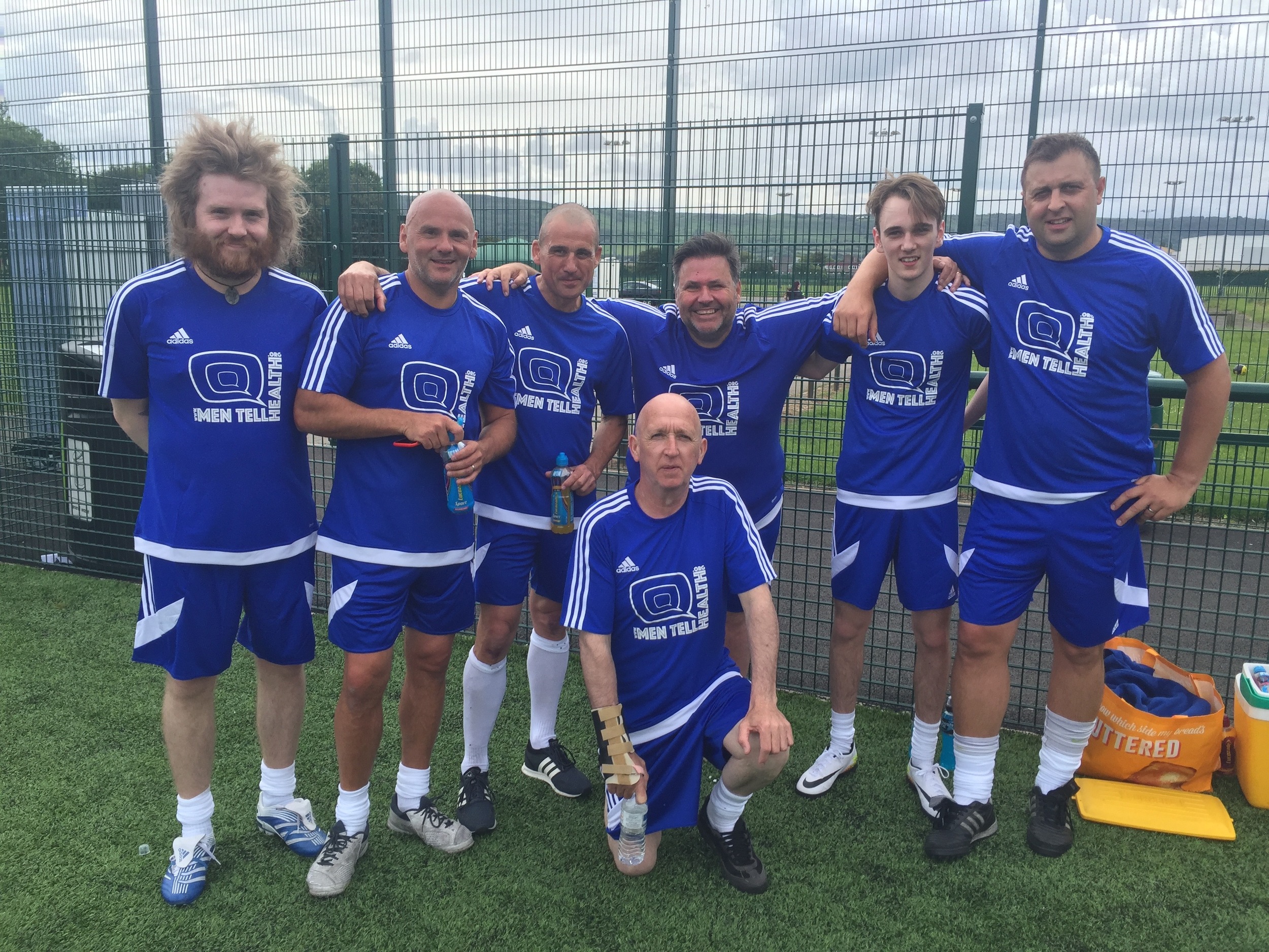 Together, we formed Men Tell Health FC!