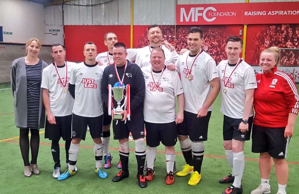As a Nottingham Forest fan, it pains me to say it, but a huge 'Well Done' to the Active Choices team, part of the Derby County Community Trust, the overall winners of the day.